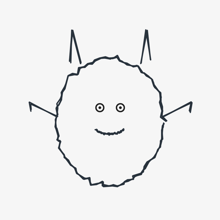 child's monster drawing